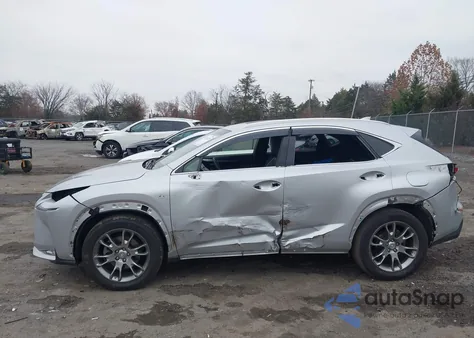2015 Lexus Nx 200T F Sport from USA, damaged, VIN JTJYARBZ1F2003919